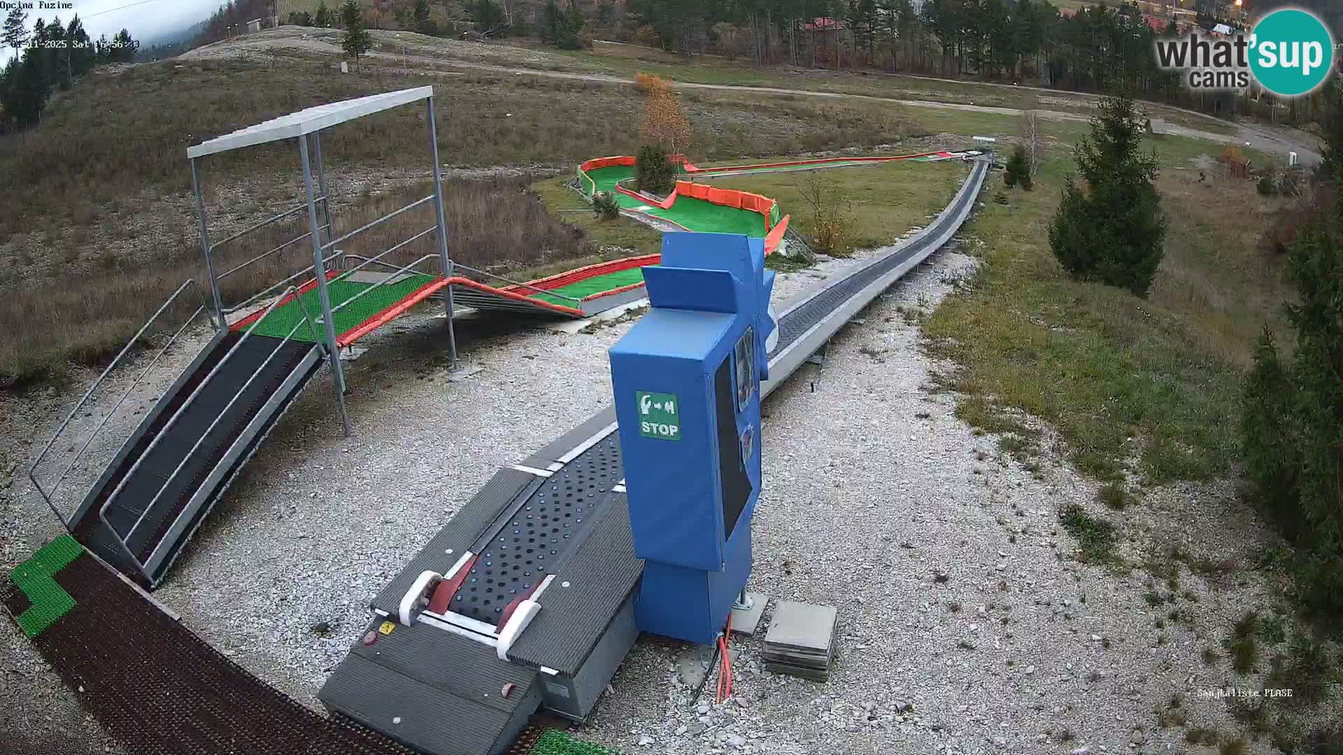 Webcam en direct Piste de luge de Fužine – Croatie