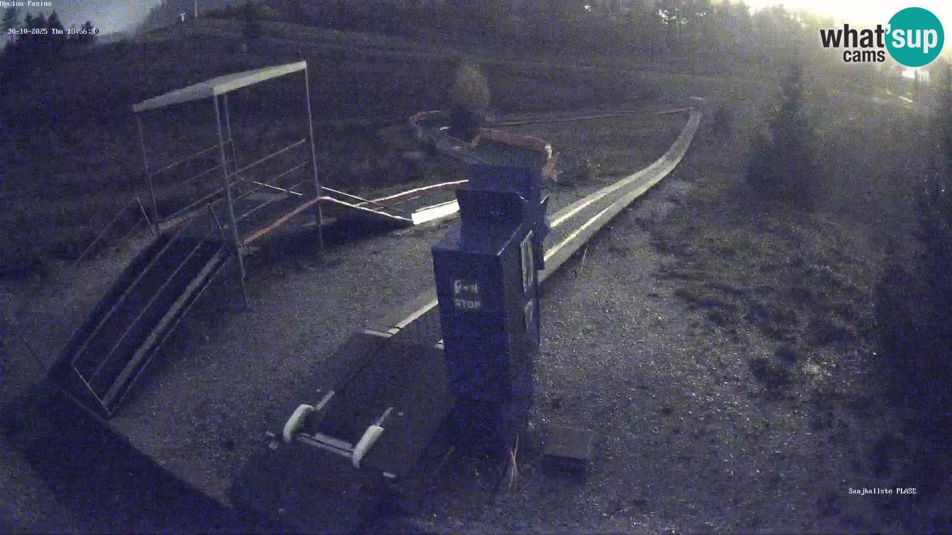 Live webcam Fužine toboggan run – Croatia