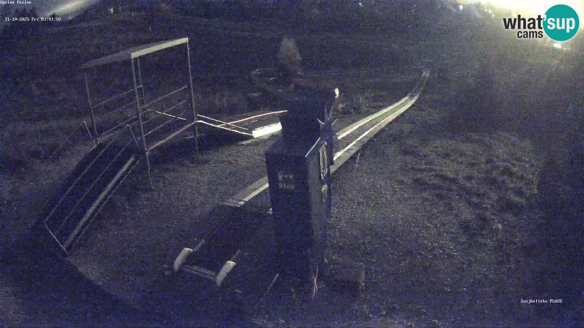 Live webcam Pista da slittino Fužine – Croazia