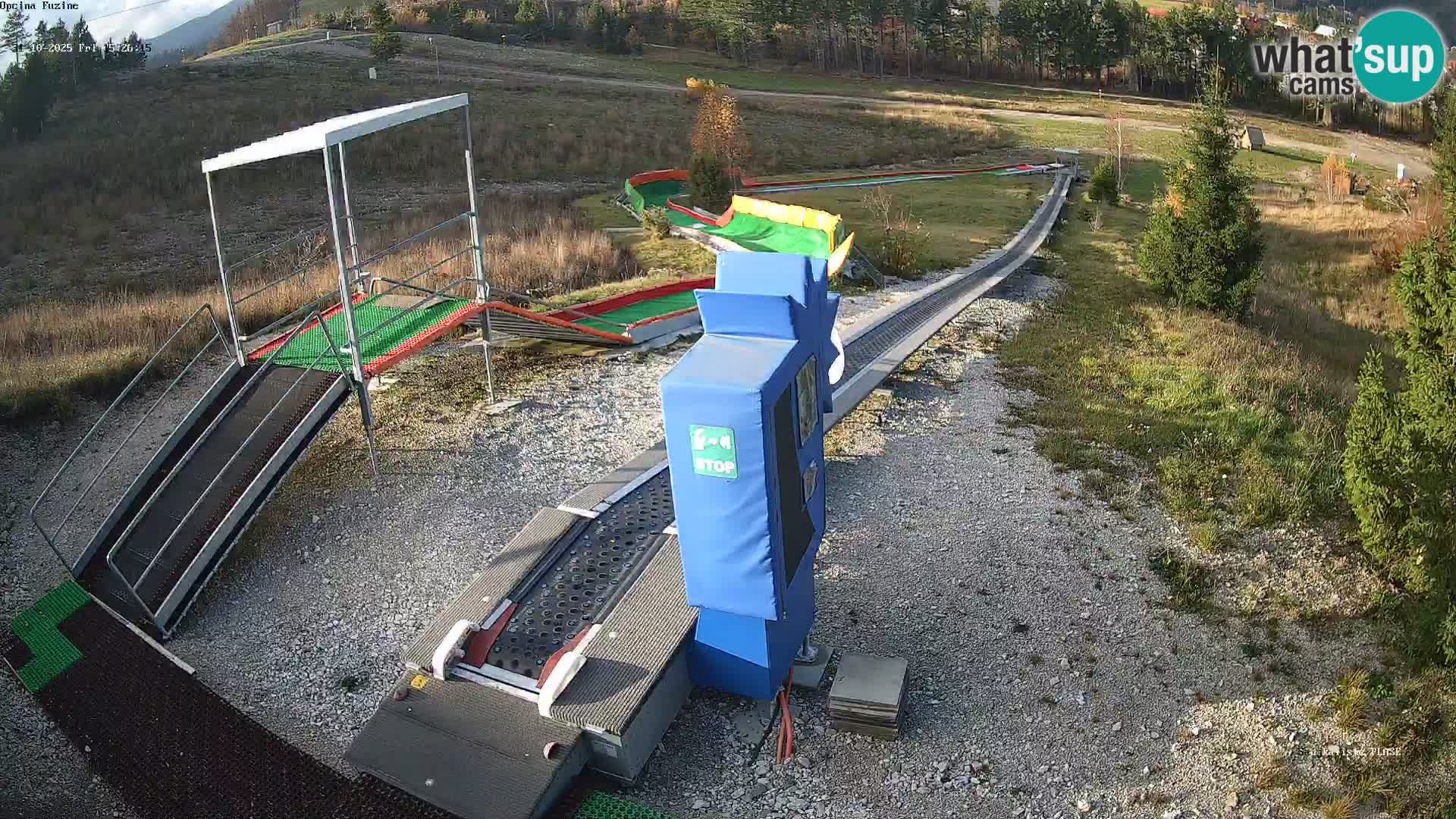 Live webcam Pista da slittino Fužine – Croazia