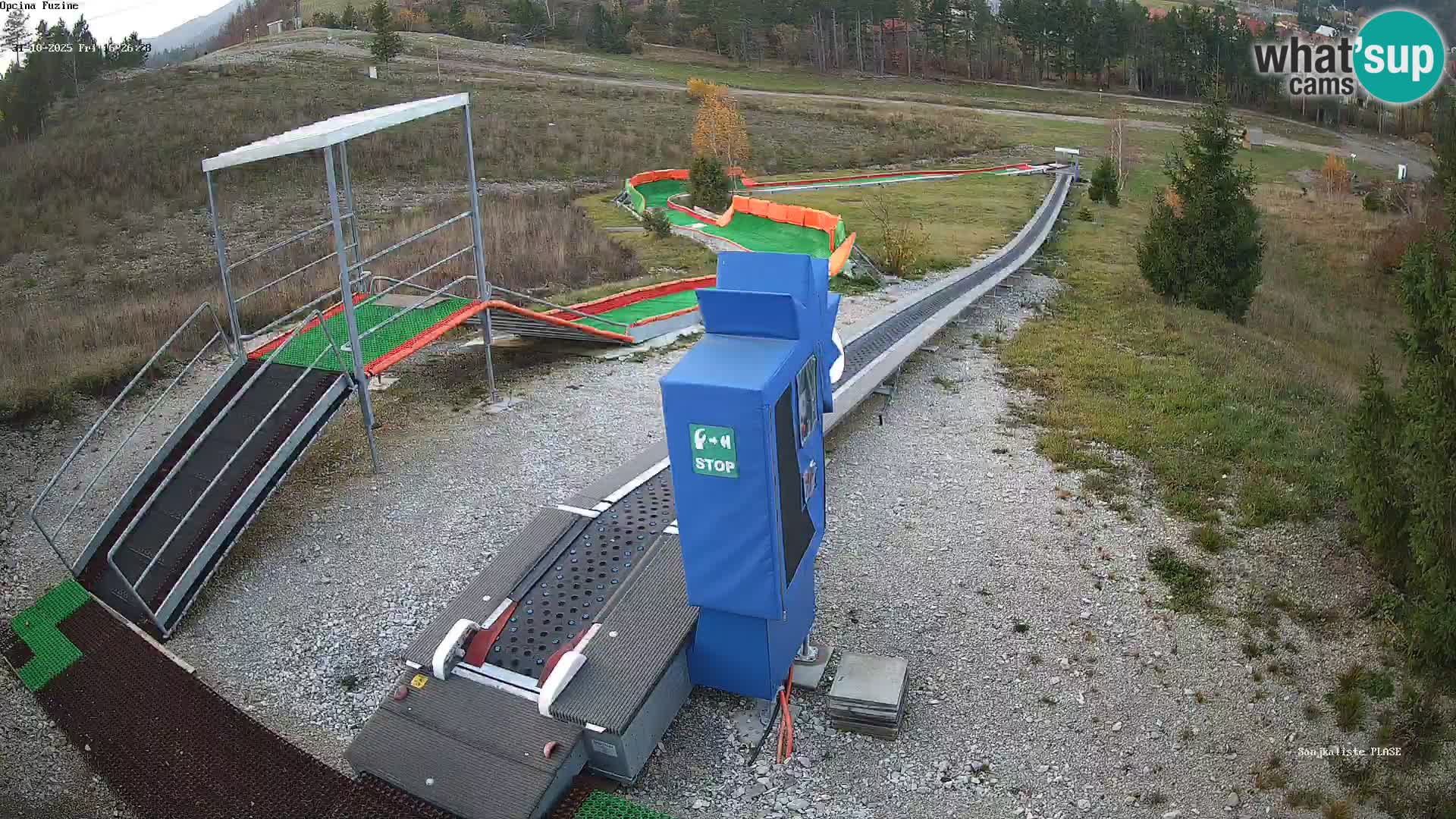 Webcam en direct Piste de luge de Fužine – Croatie