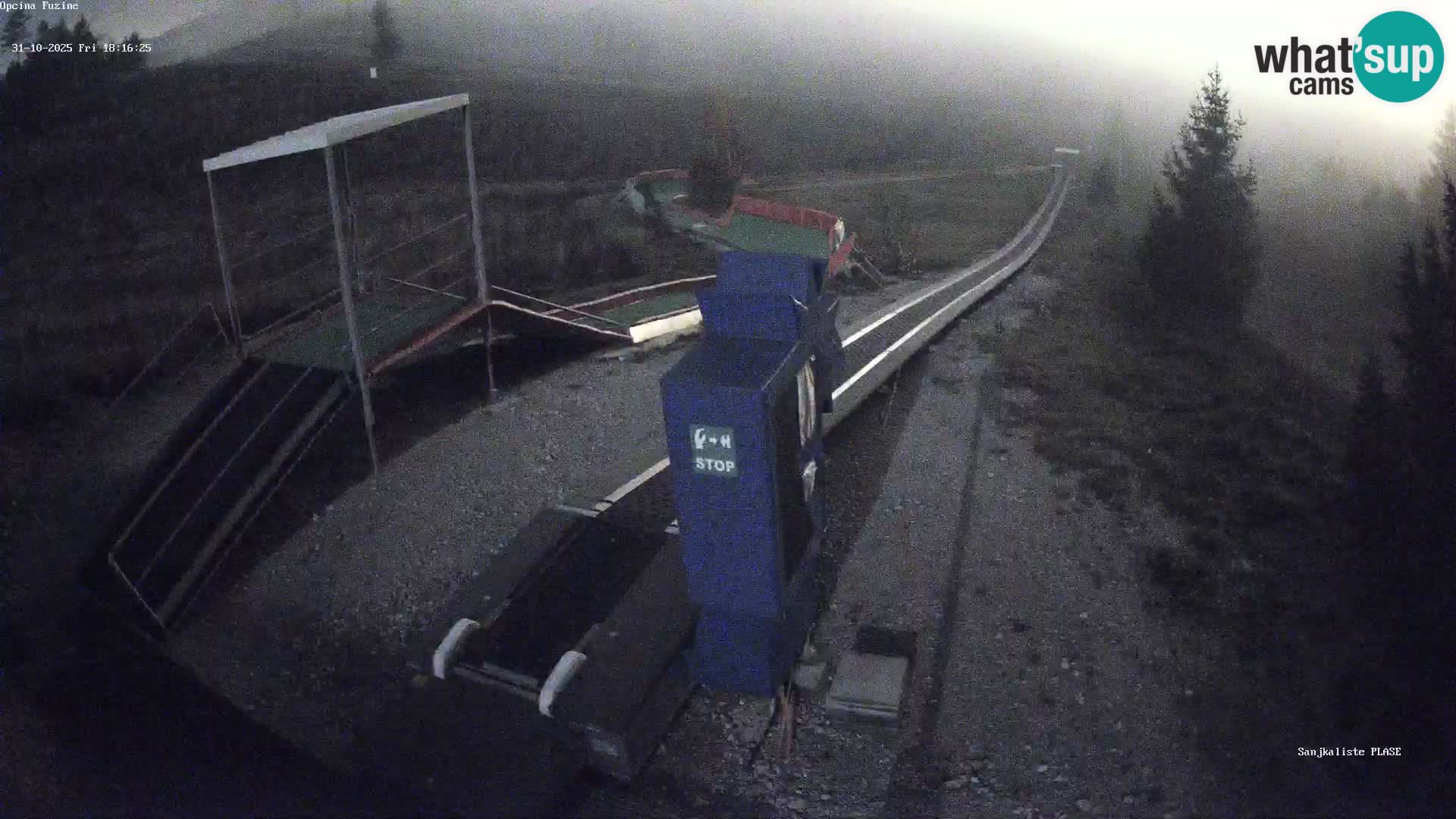 Spletna kamera v živo Sankališče Fužine – Hrvaška