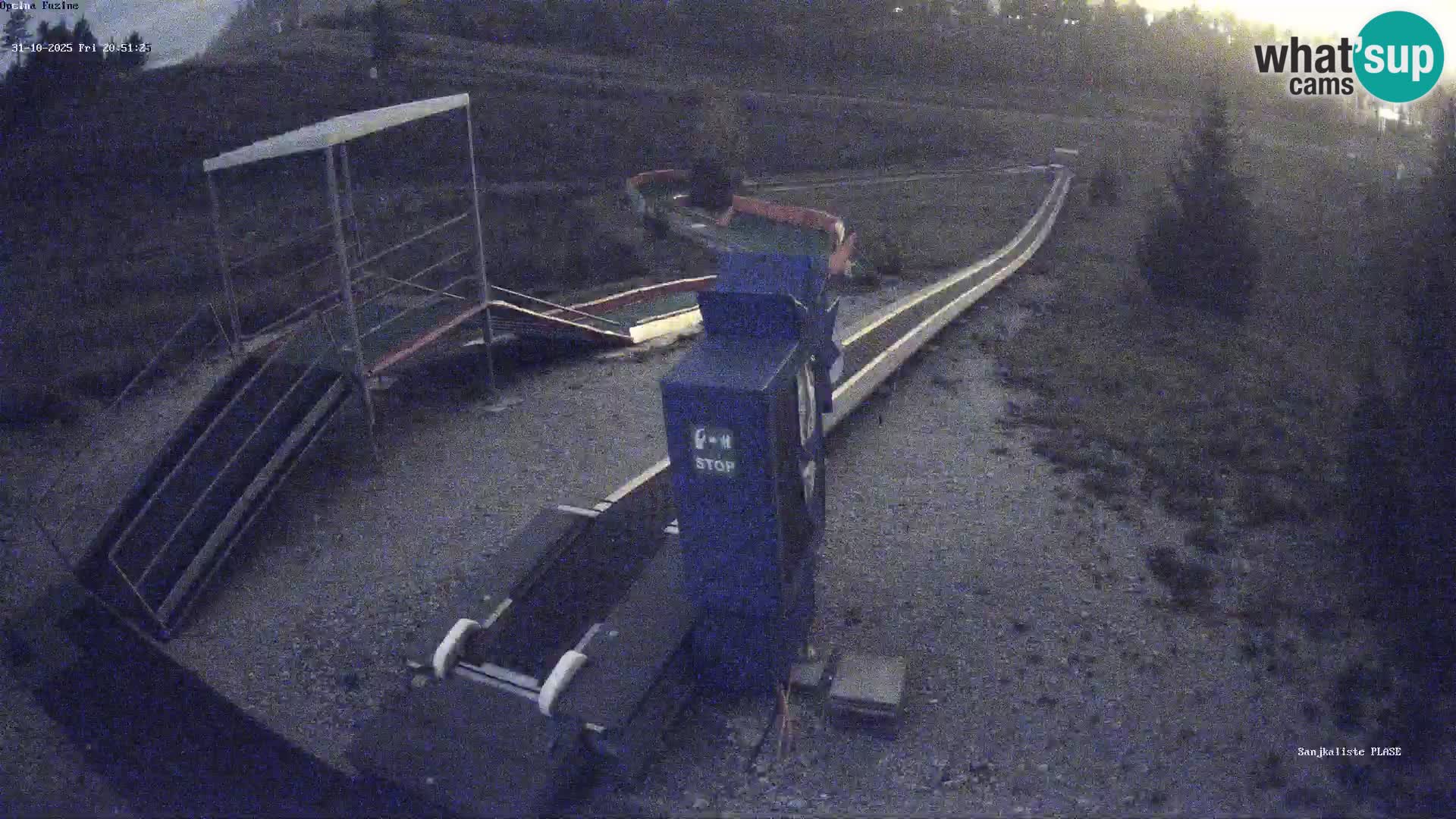 Spletna kamera v živo Sankališče Fužine – Hrvaška