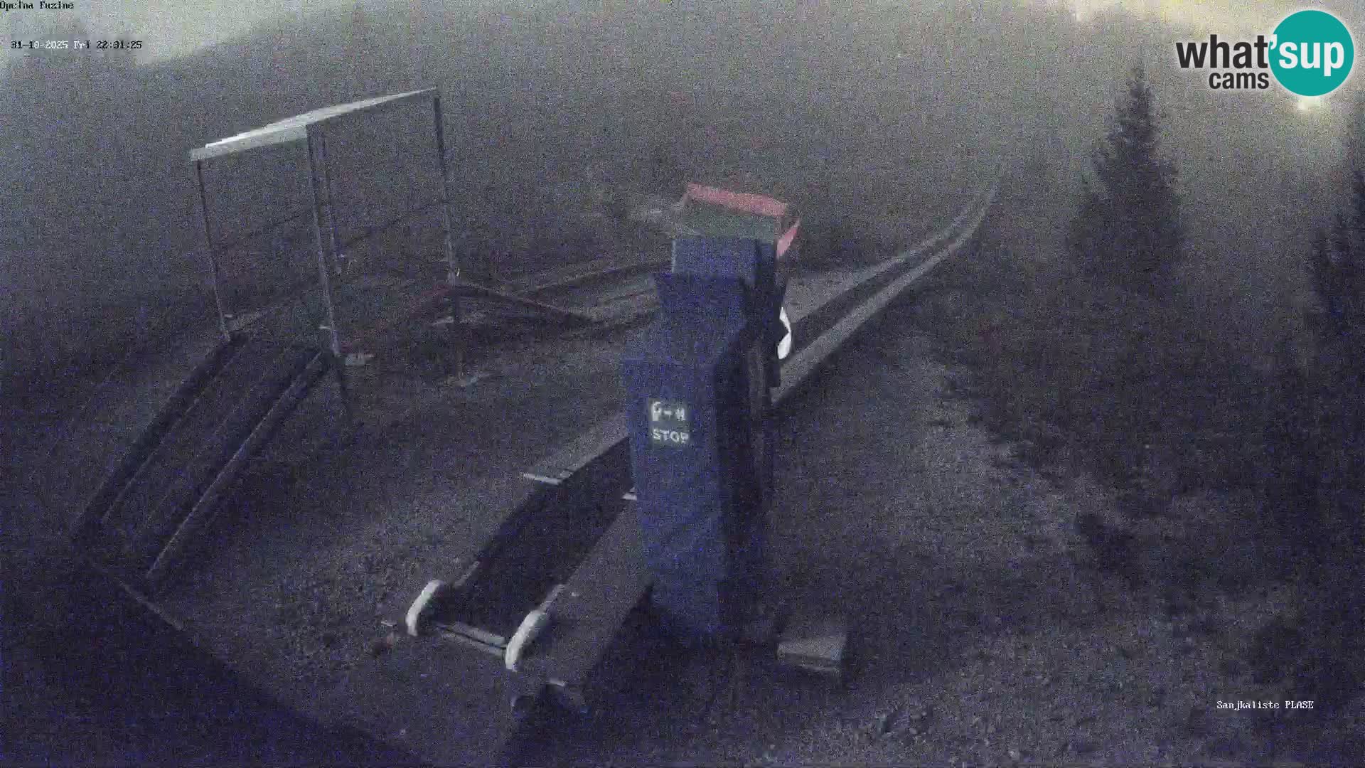 Live webcam Fužine toboggan run – Croatia