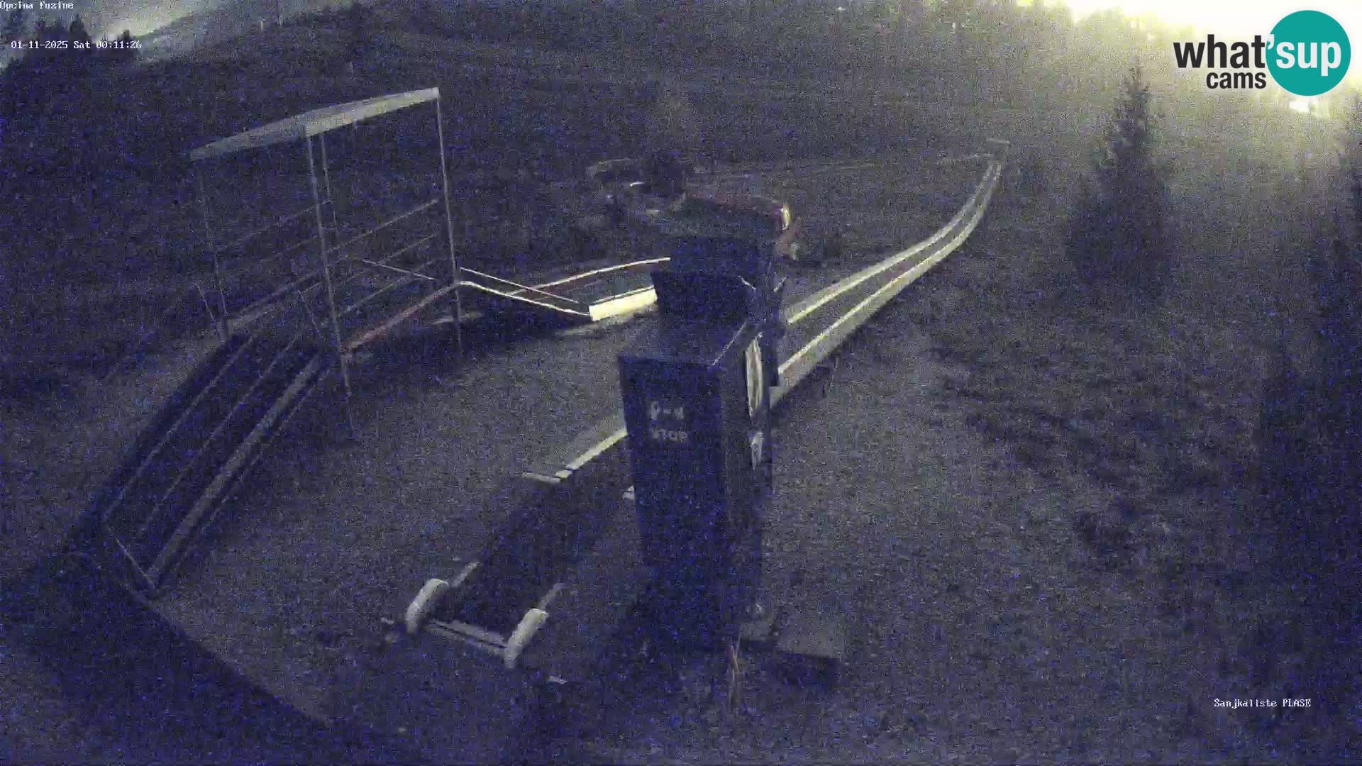 Live webcam Fužine toboggan run – Croatia