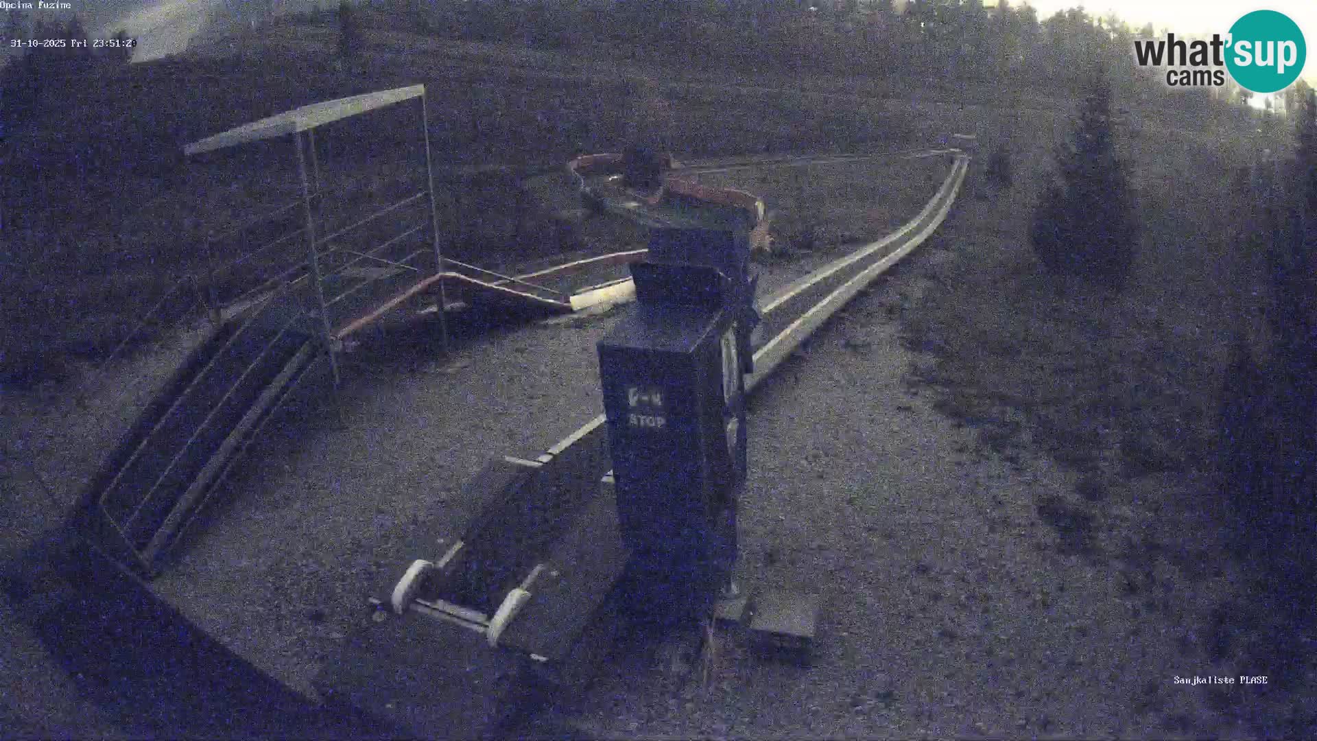 Live webcam Fužine toboggan run – Croatia