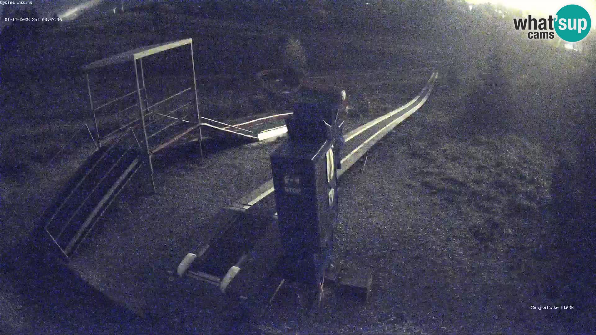 Live webcam Pista da slittino Fužine – Croazia