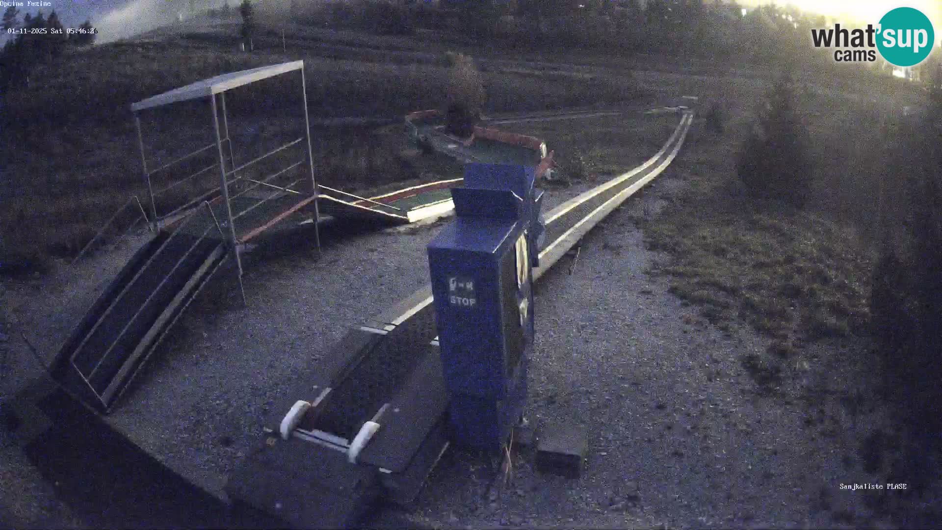 Spletna kamera v živo Sankališče Fužine – Hrvaška