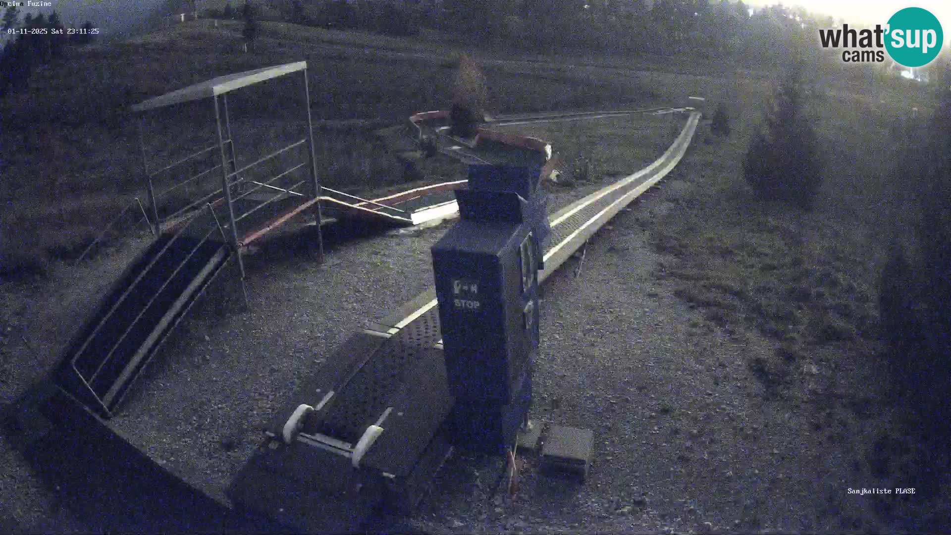 Live webcam Pista da slittino Fužine – Croazia