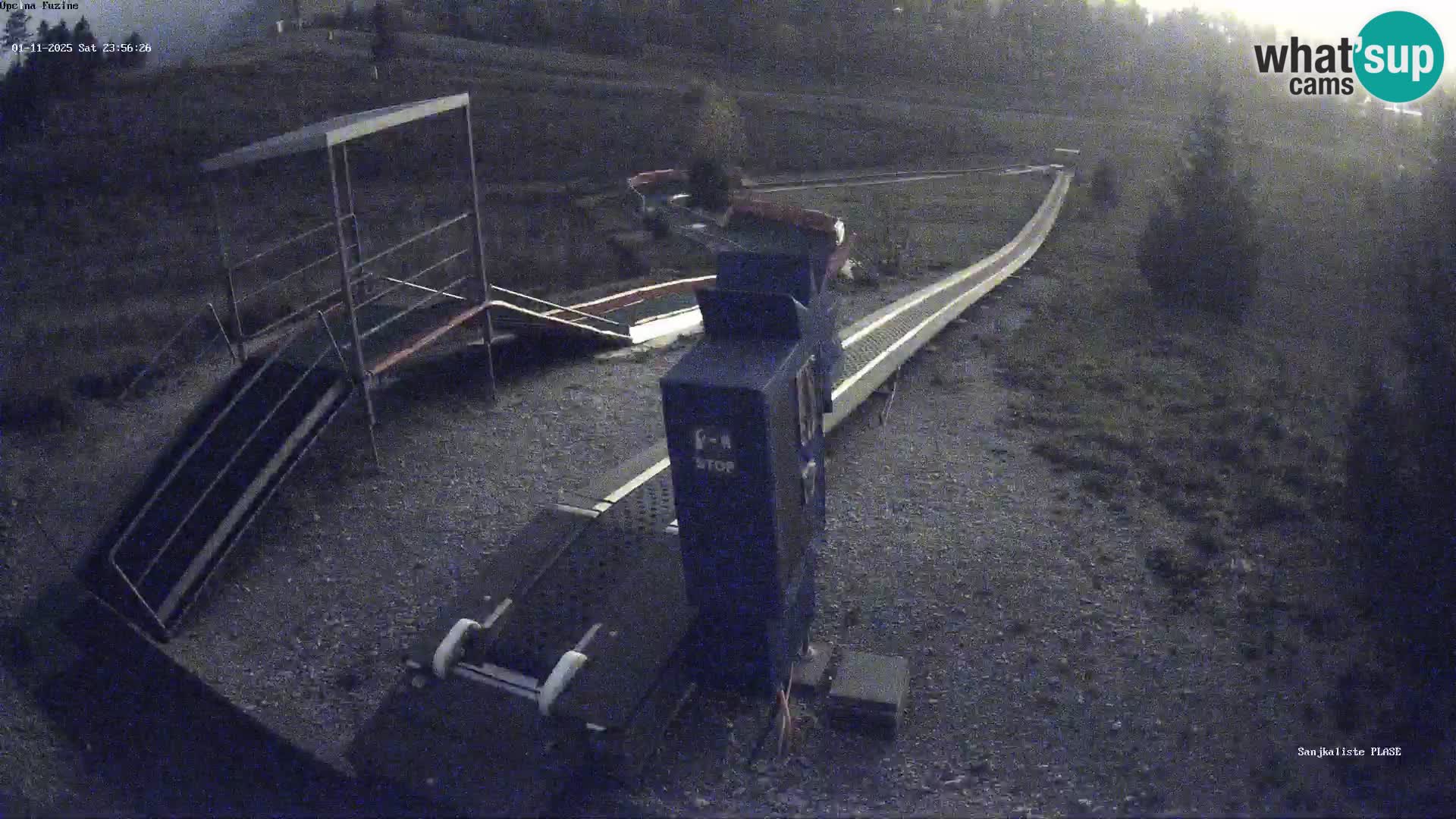 Live webcam Pista da slittino Fužine – Croazia