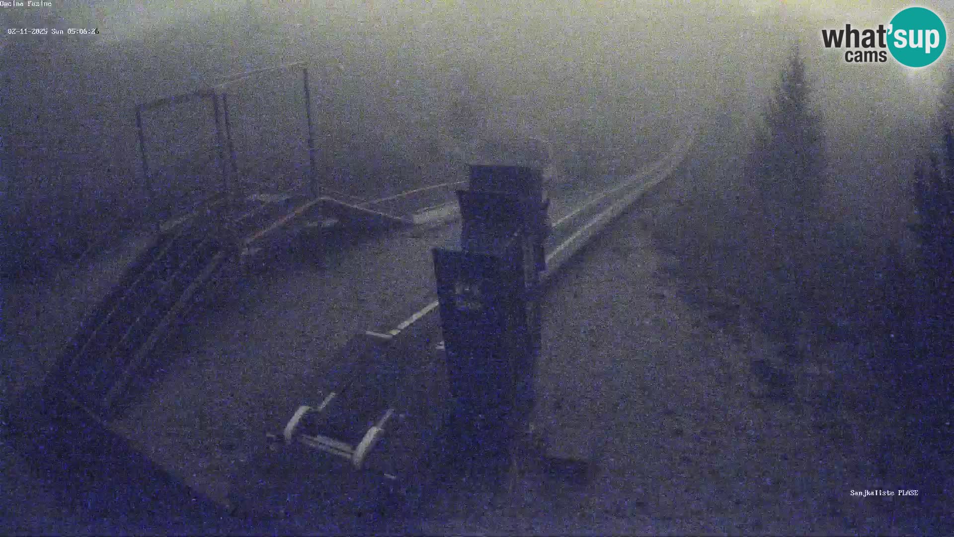 Live webcam Fužine toboggan run – Croatia