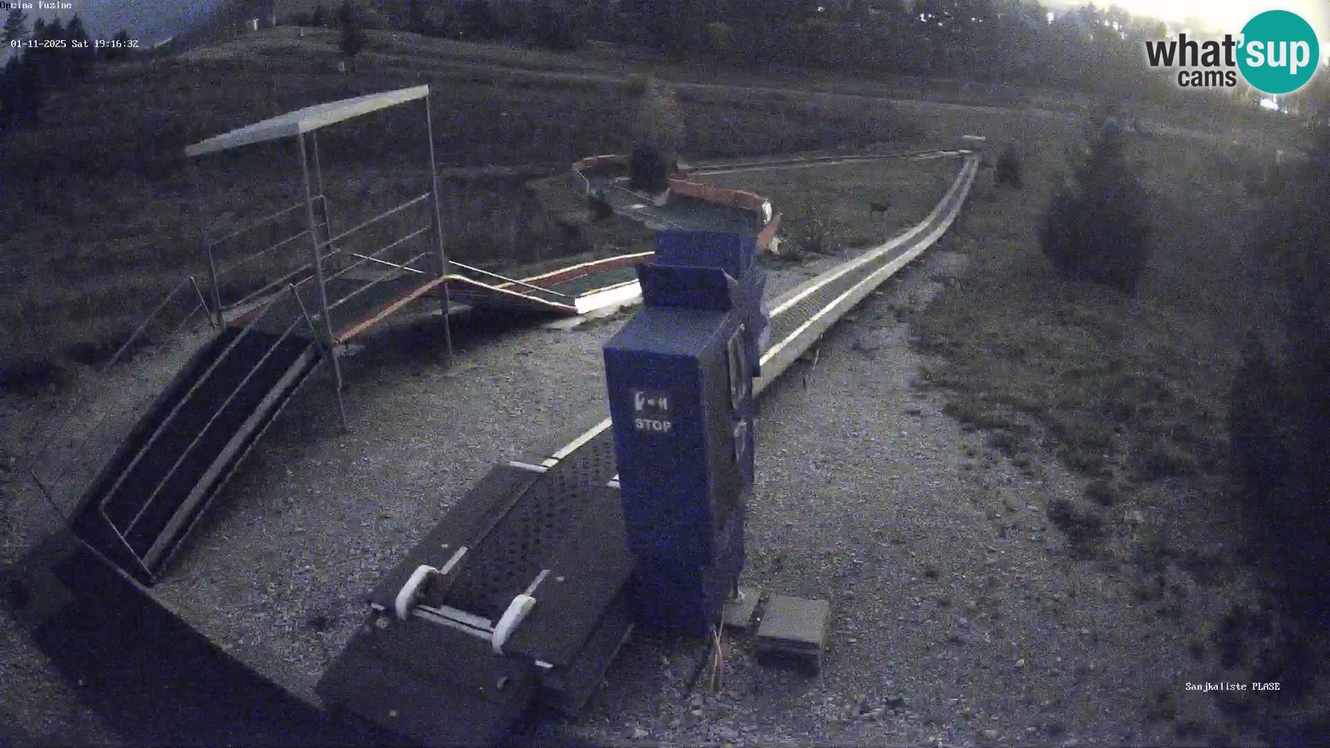 Live webcam Fužine toboggan run – Croatia