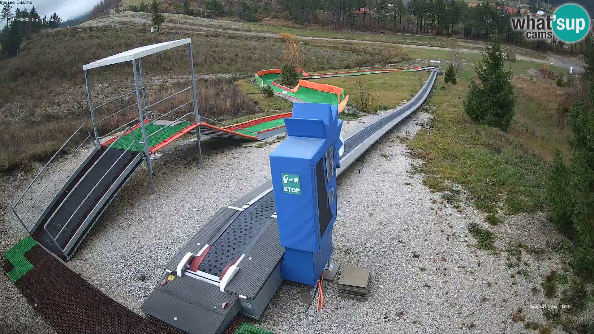 Spletna kamera v živo Sankališče Fužine – Hrvaška