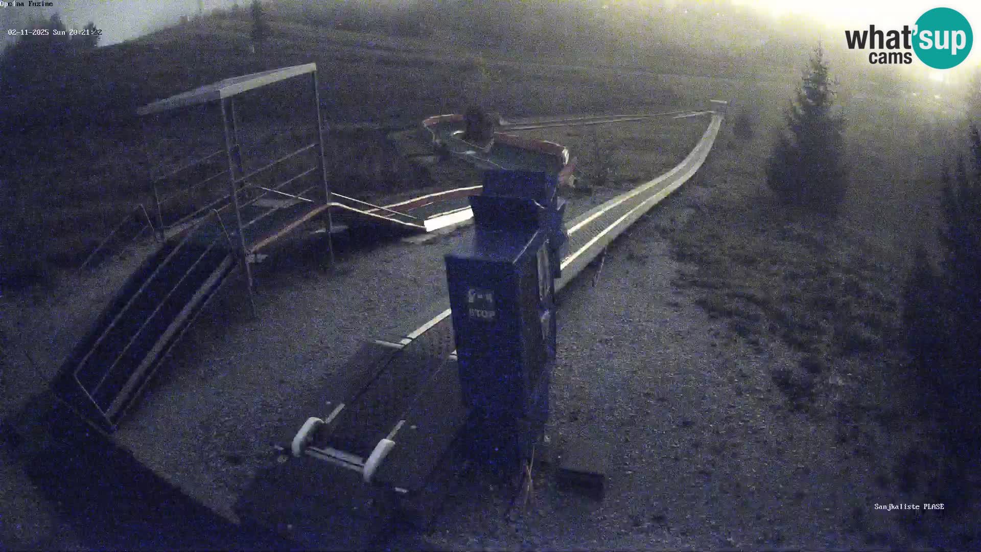 Webcam en direct Piste de luge de Fužine – Croatie