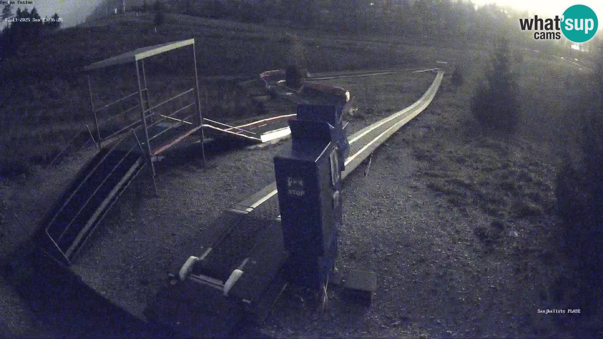 Live webcam Fužine toboggan run – Croatia