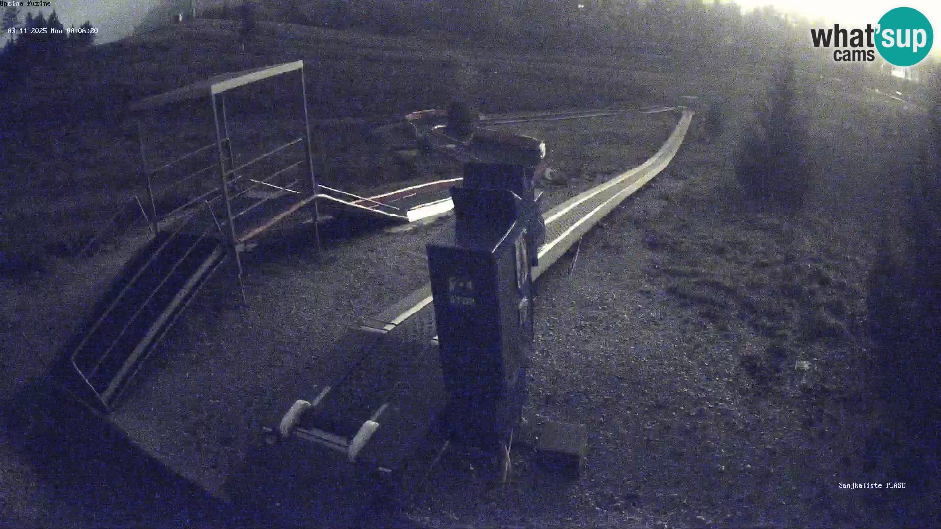 Live webcam Fužine toboggan run – Croatia