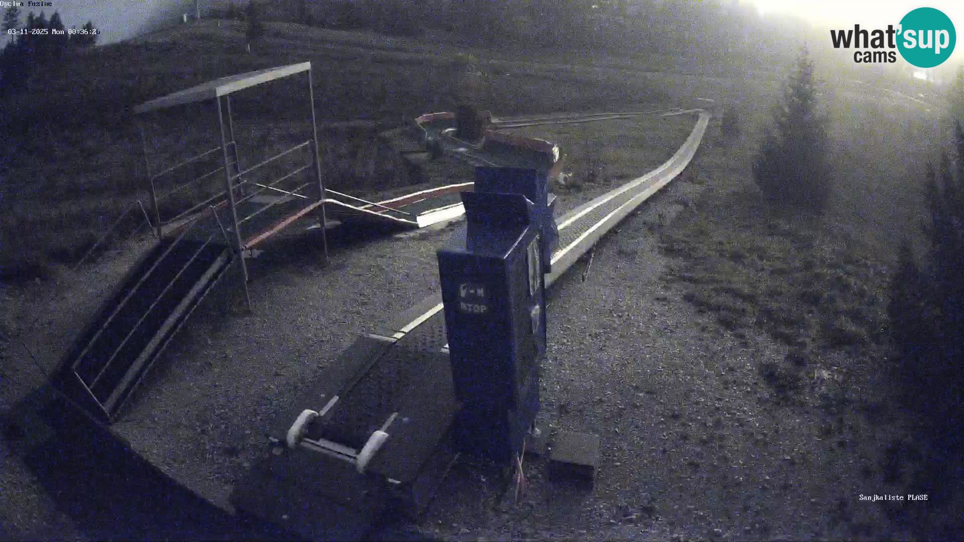 Live webcam Fužine toboggan run – Croatia