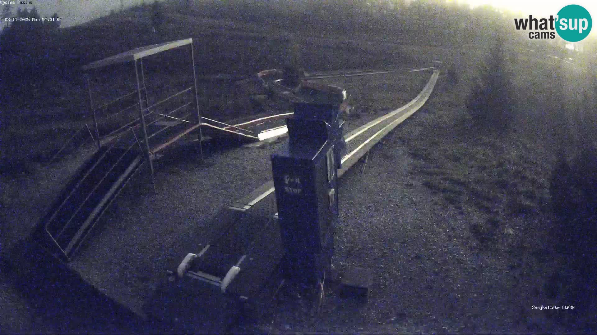 Webcam en direct Piste de luge de Fužine – Croatie