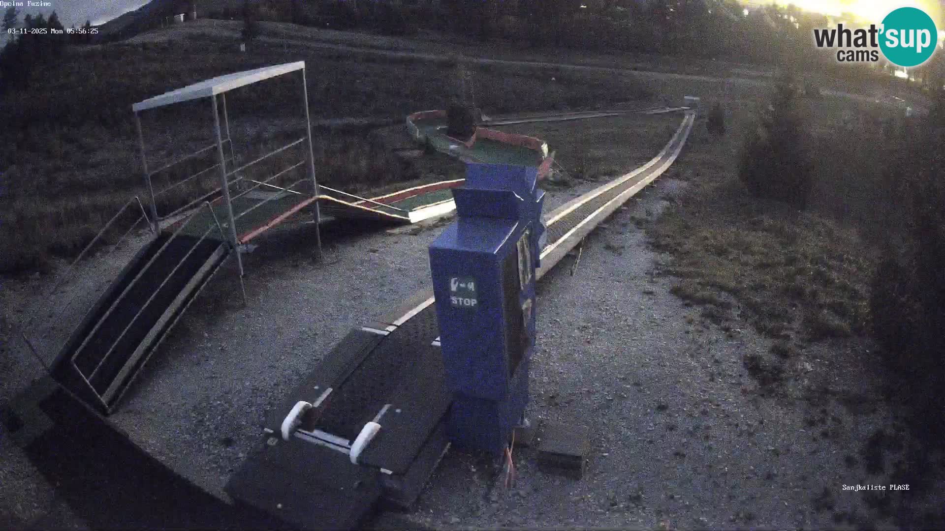 Spletna kamera v živo Sankališče Fužine – Hrvaška