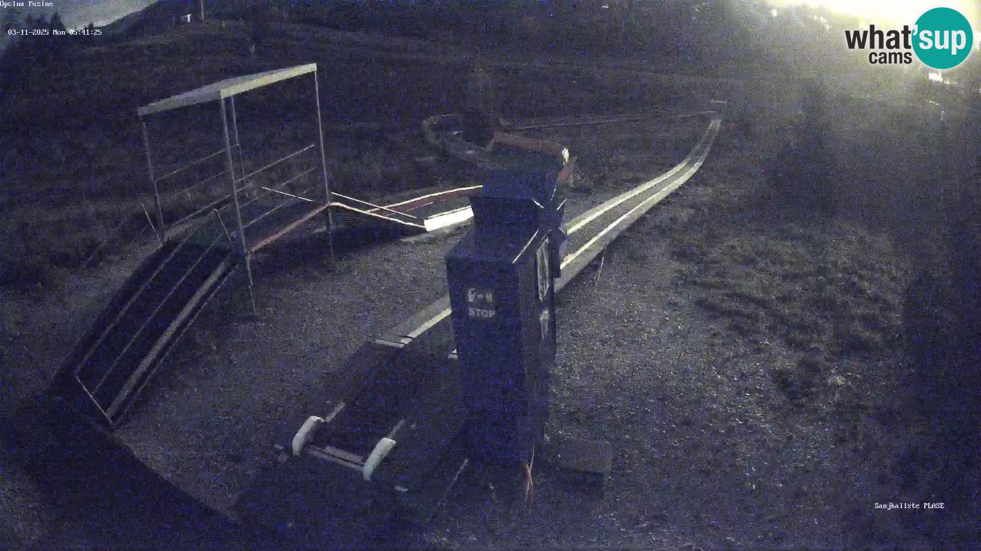 Live webcam Fužine toboggan run – Croatia