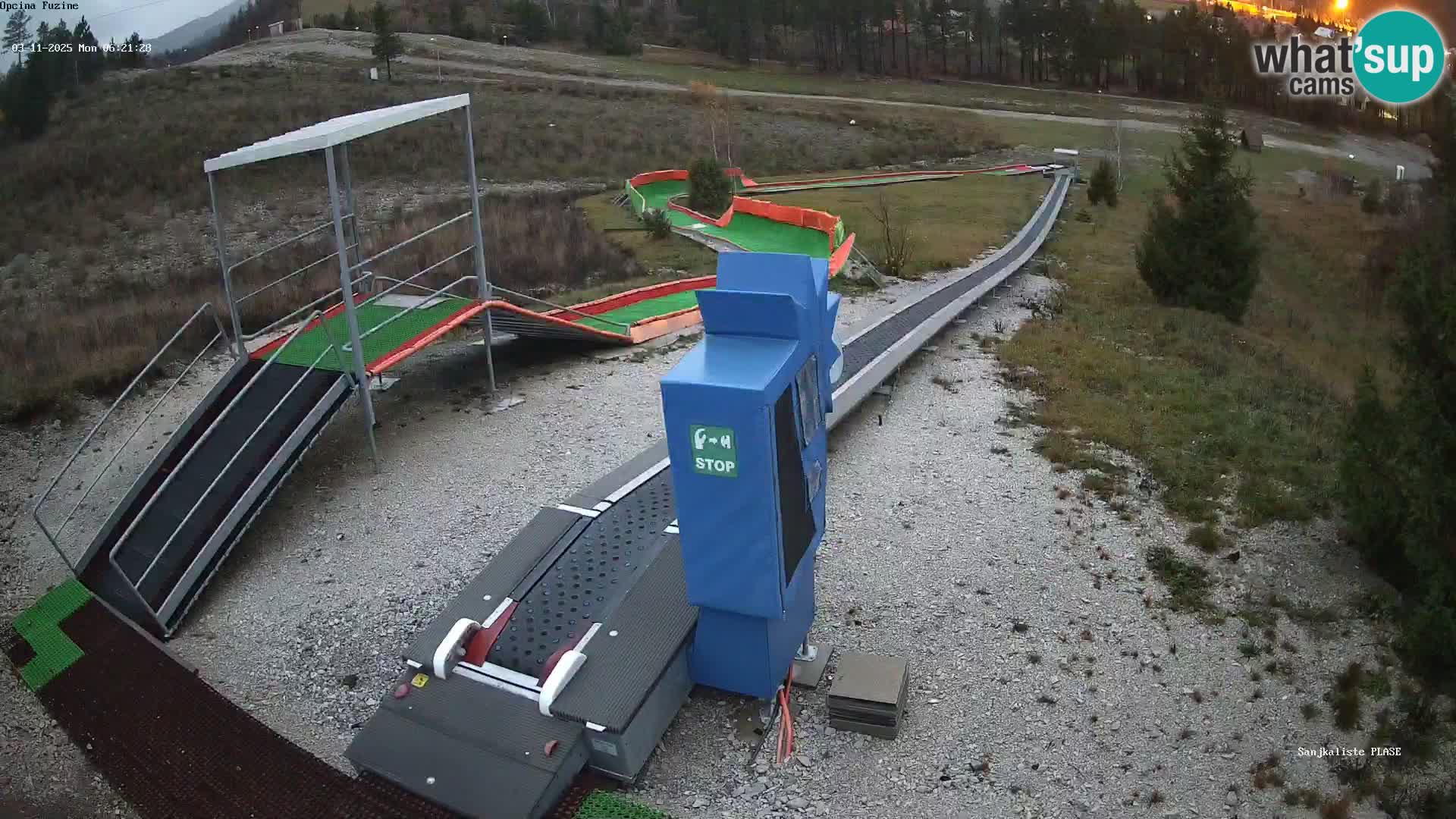 Live Webcam Rodelbahn Fužine – Kroatien