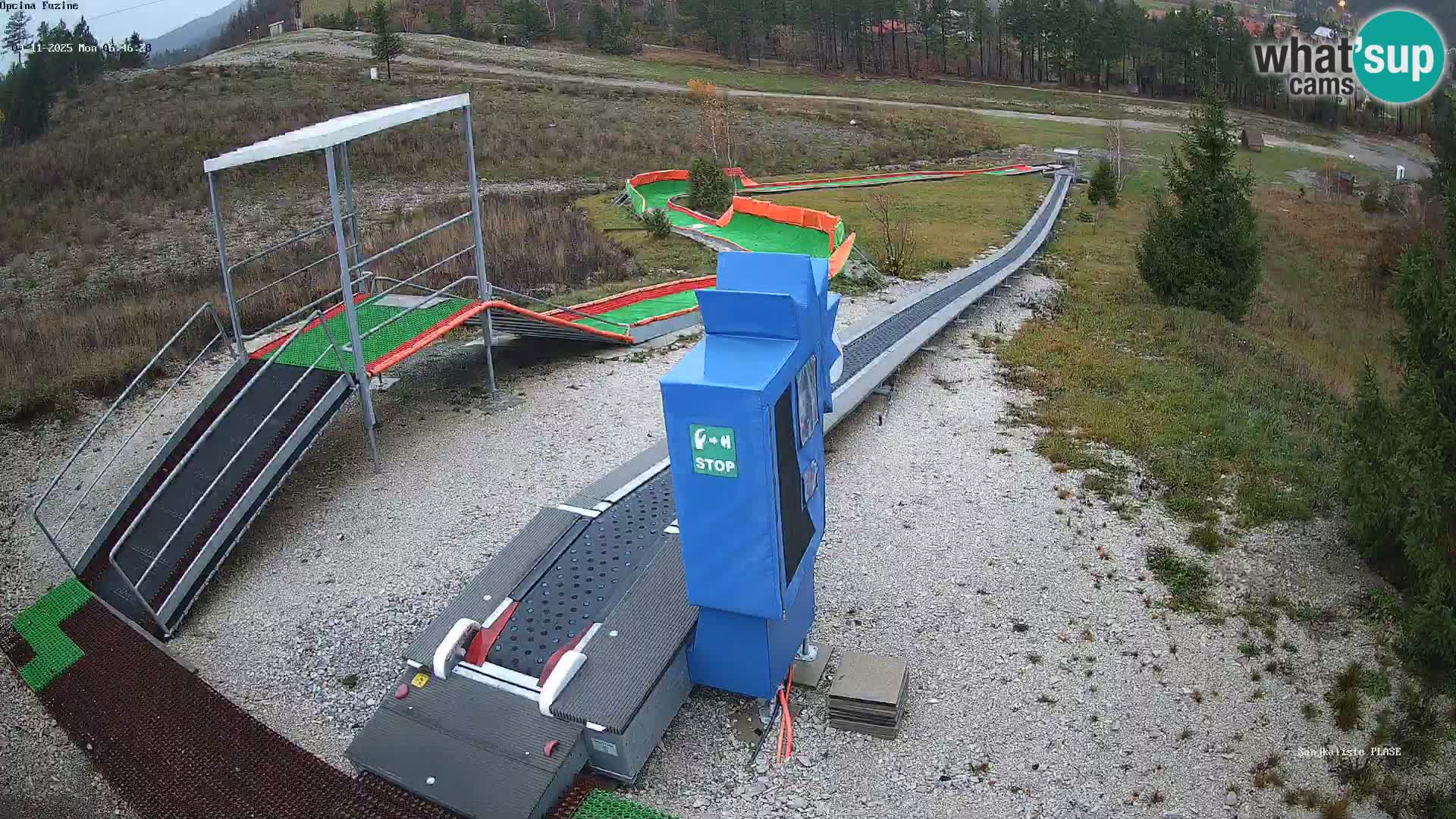 Webcam en direct Piste de luge de Fužine – Croatie