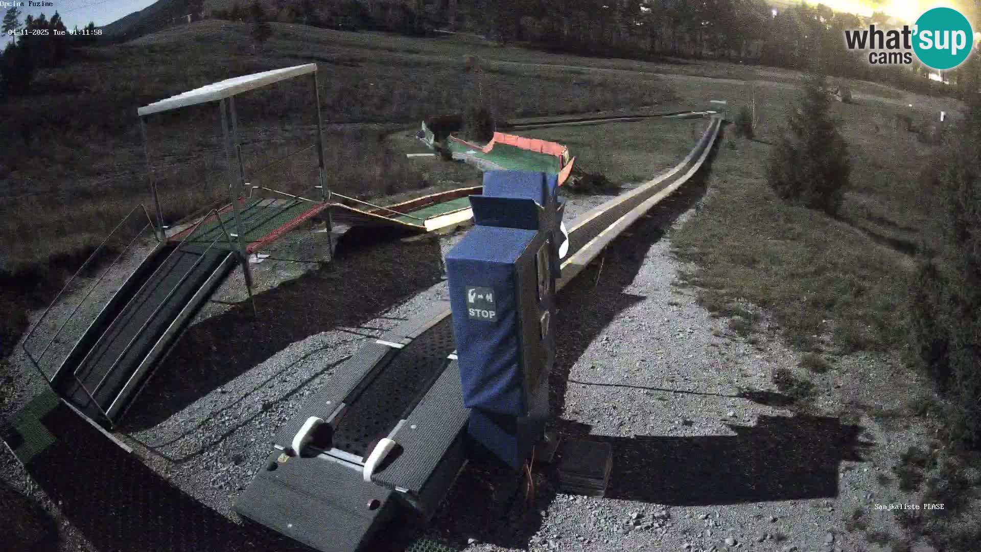 Live webcam Fužine toboggan run – Croatia