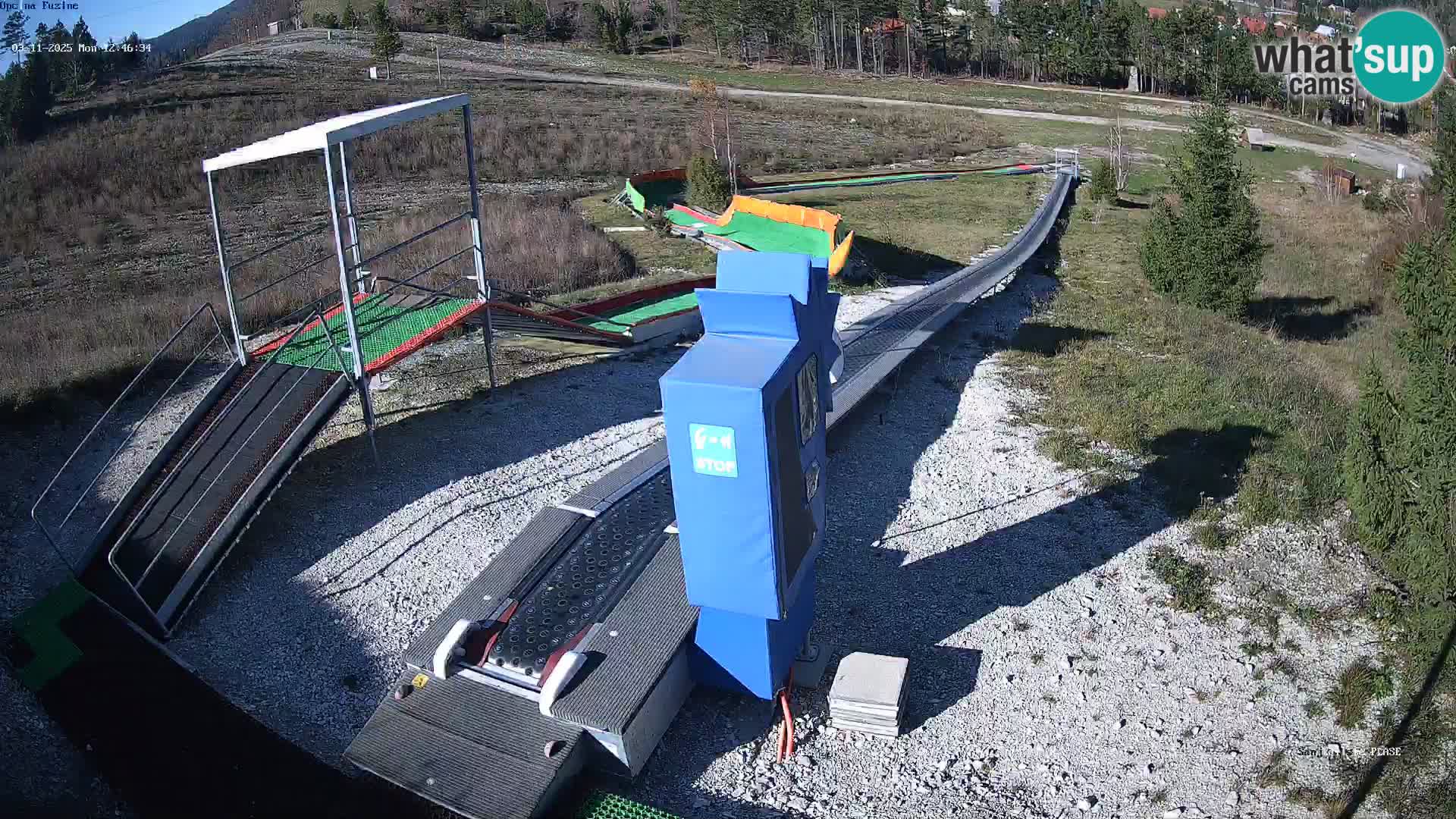 Webcam en direct Piste de luge de Fužine – Croatie
