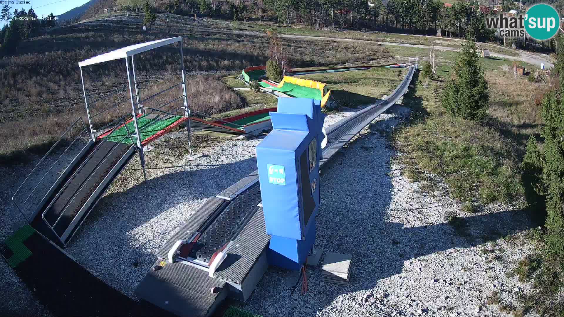 Webcam en vivo Pista de trineo Fužine – Croacia