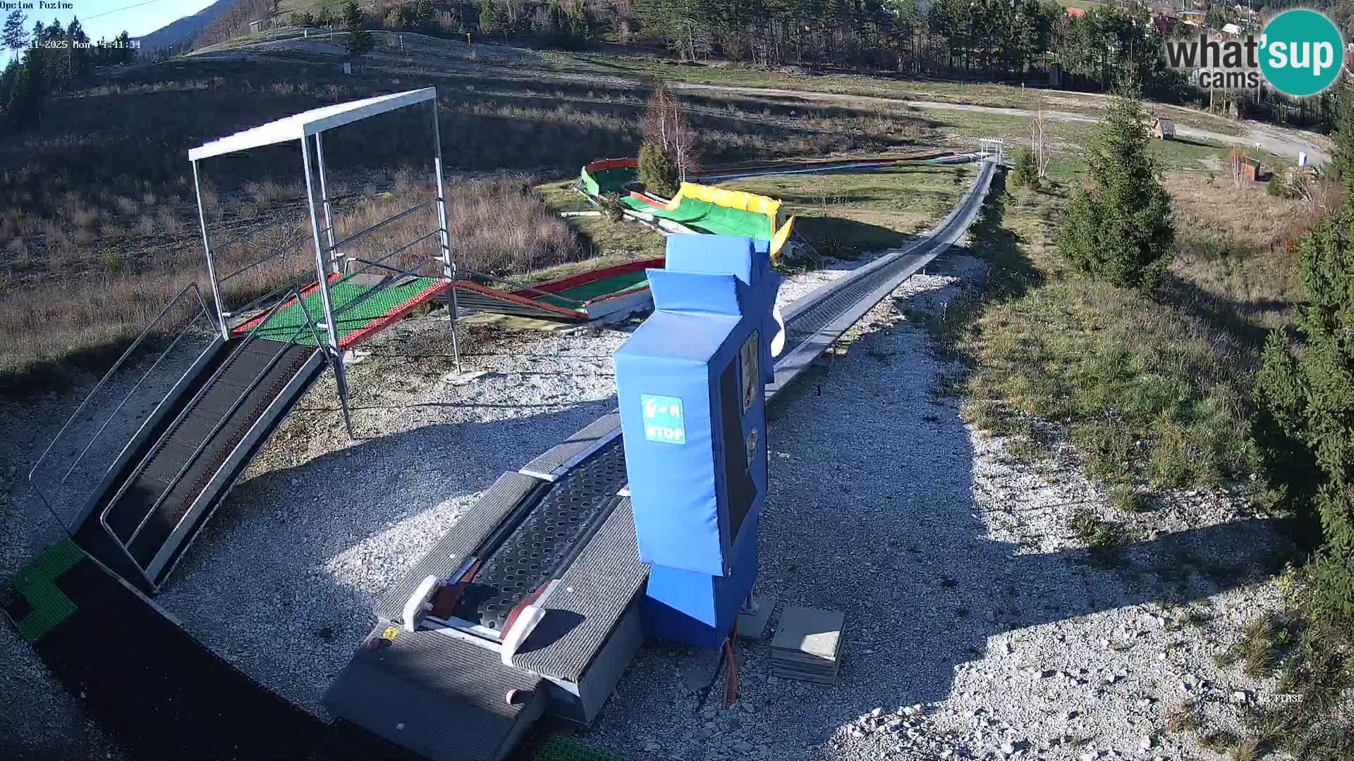 Webcam en direct Piste de luge de Fužine – Croatie