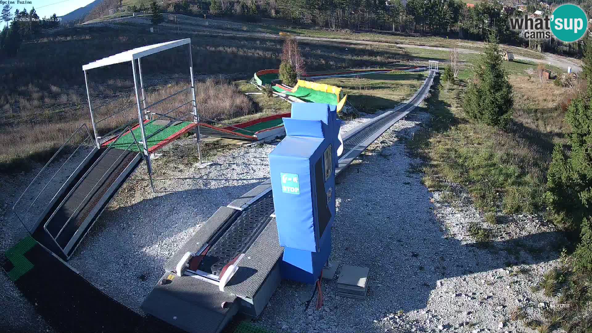 Webcam en vivo Pista de trineo Fužine – Croacia