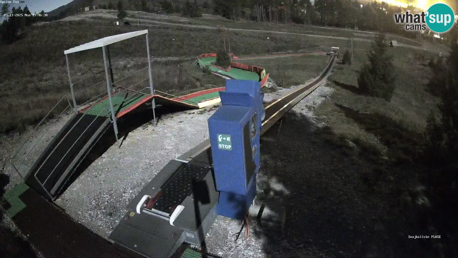 Spletna kamera v živo Sankališče Fužine – Hrvaška