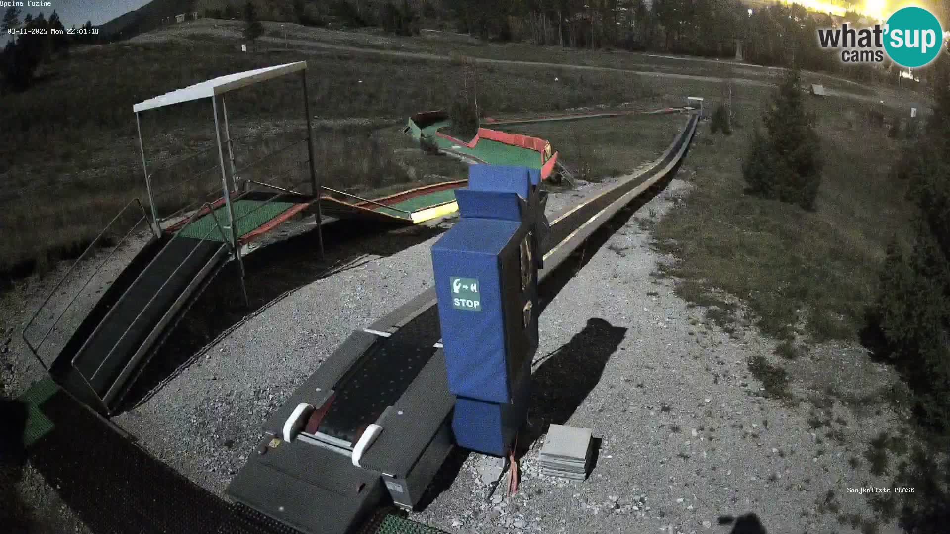 Live webcam Fužine toboggan run – Croatia