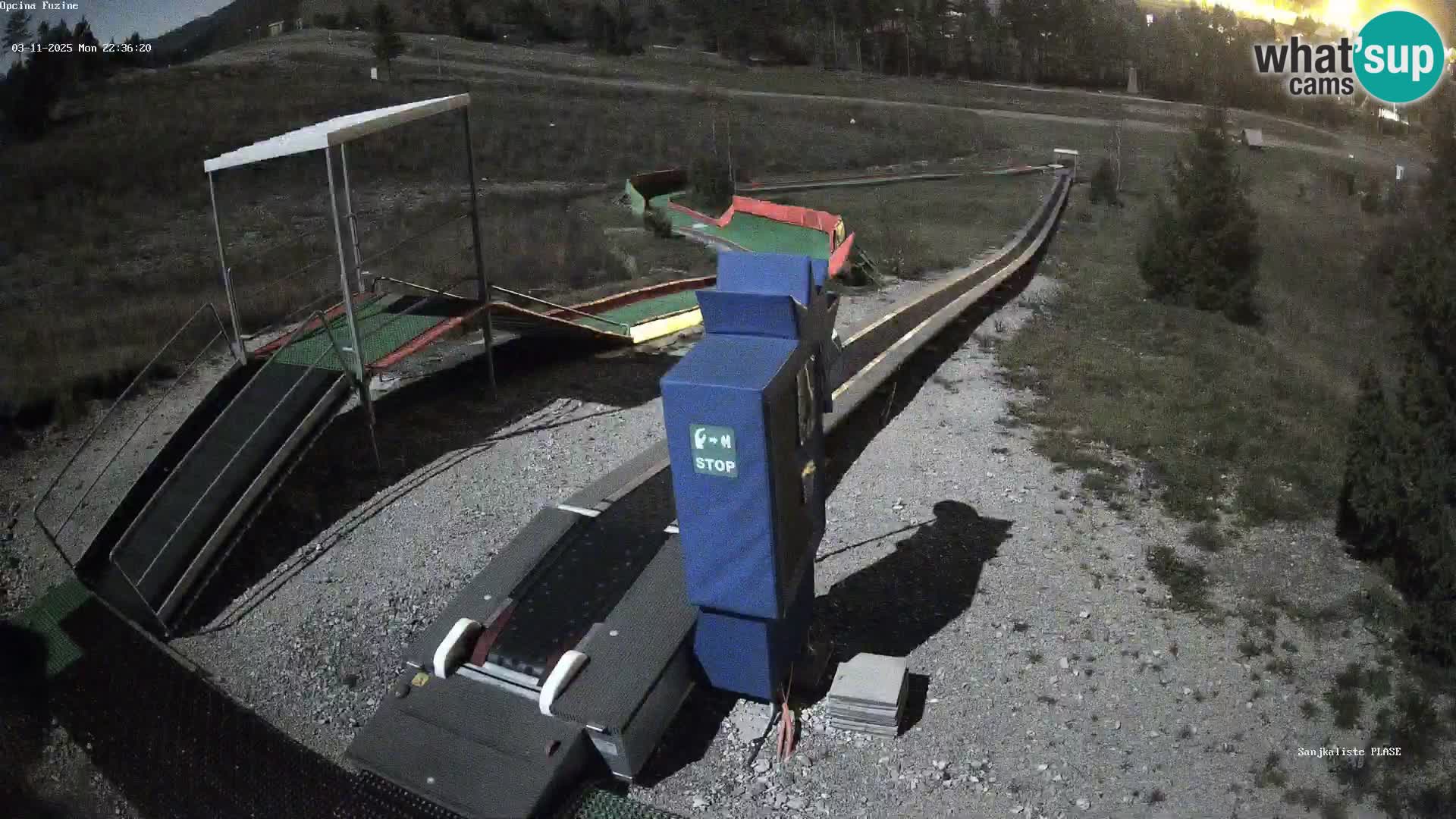 Live webcam Fužine toboggan run – Croatia