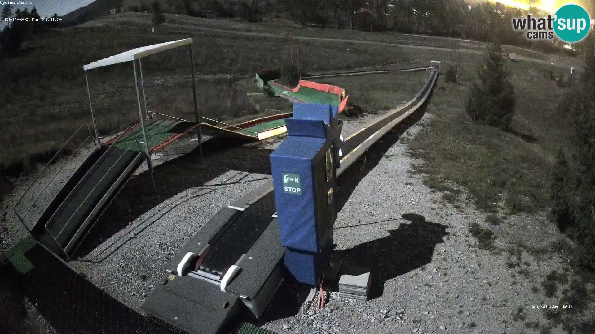 Live webcam Fužine toboggan run – Croatia