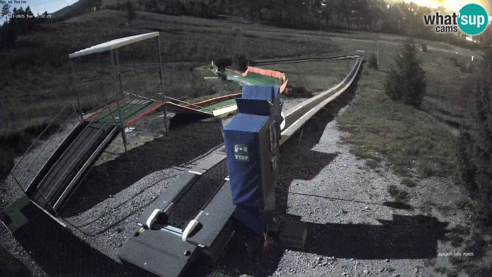 Live webcam Pista da slittino Fužine – Croazia