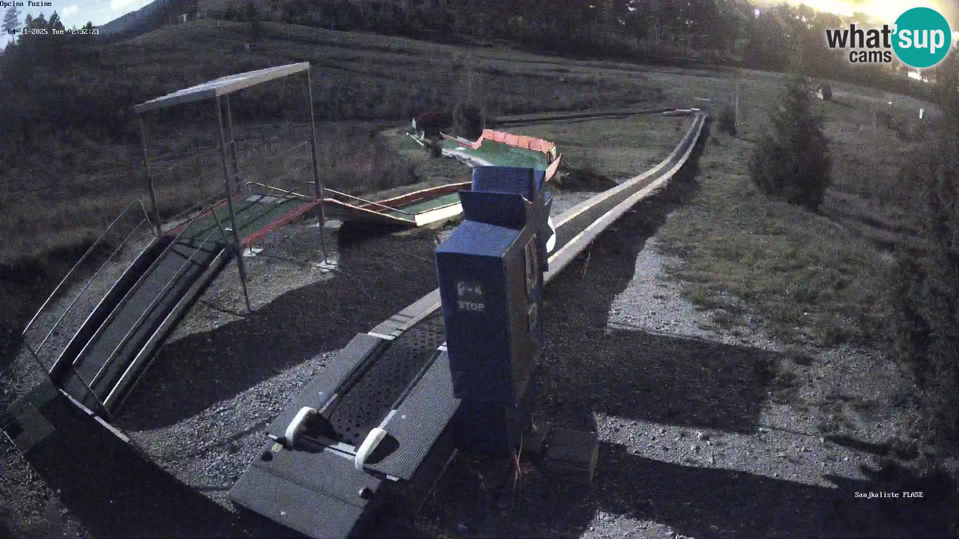 Webcam en direct Piste de luge de Fužine – Croatie