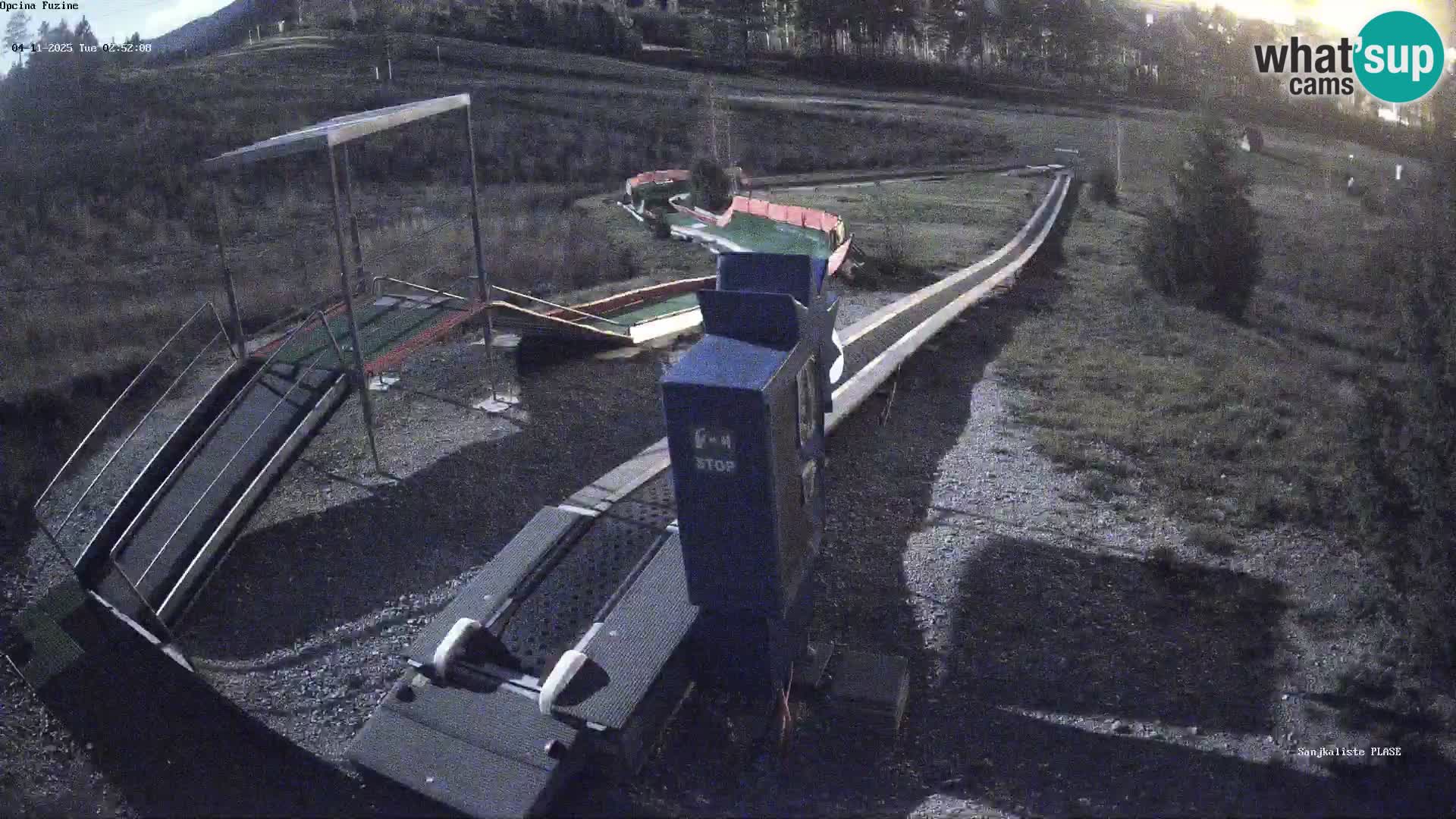 Webcam en direct Piste de luge de Fužine – Croatie