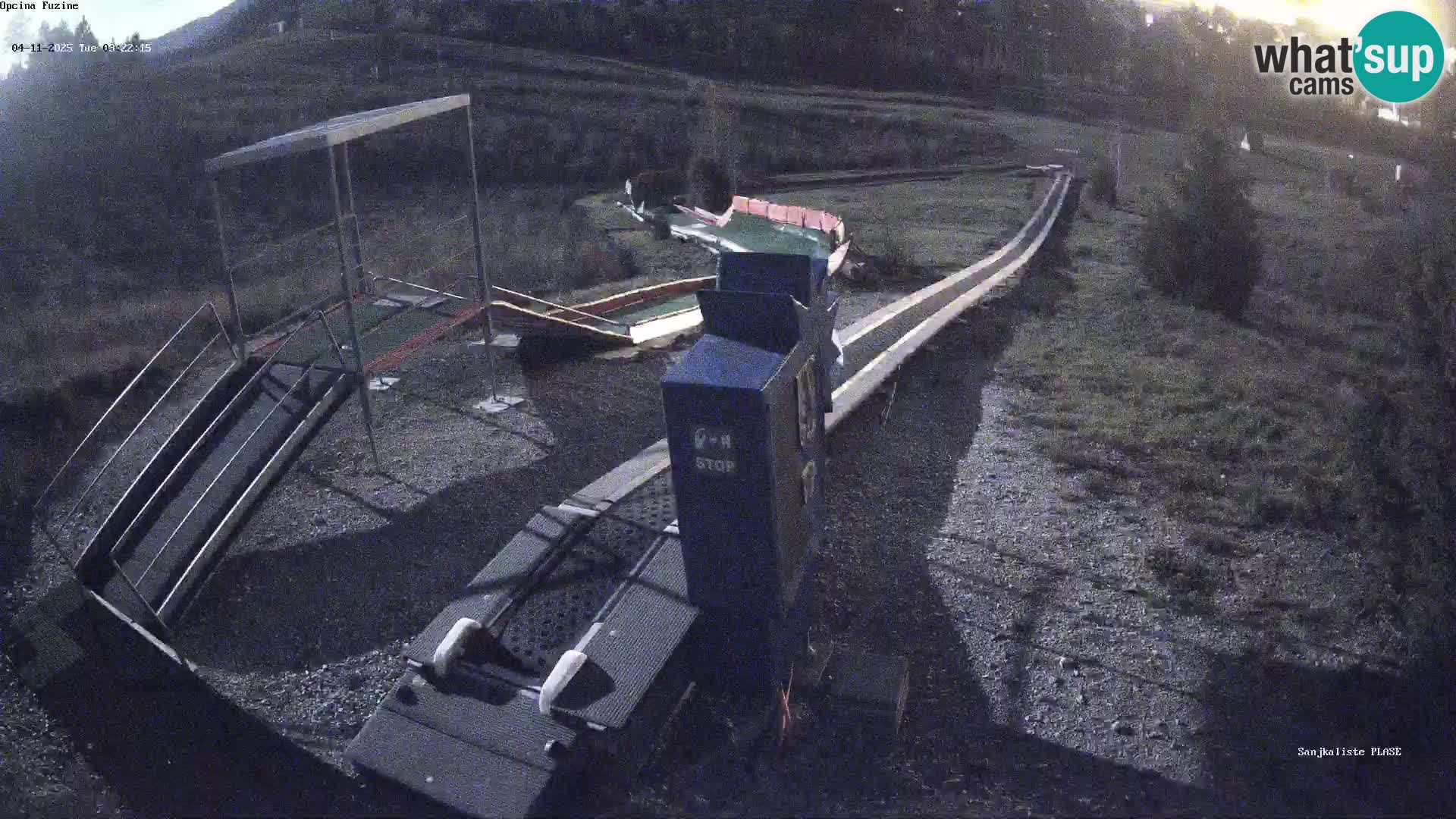Live webcam Fužine toboggan run – Croatia