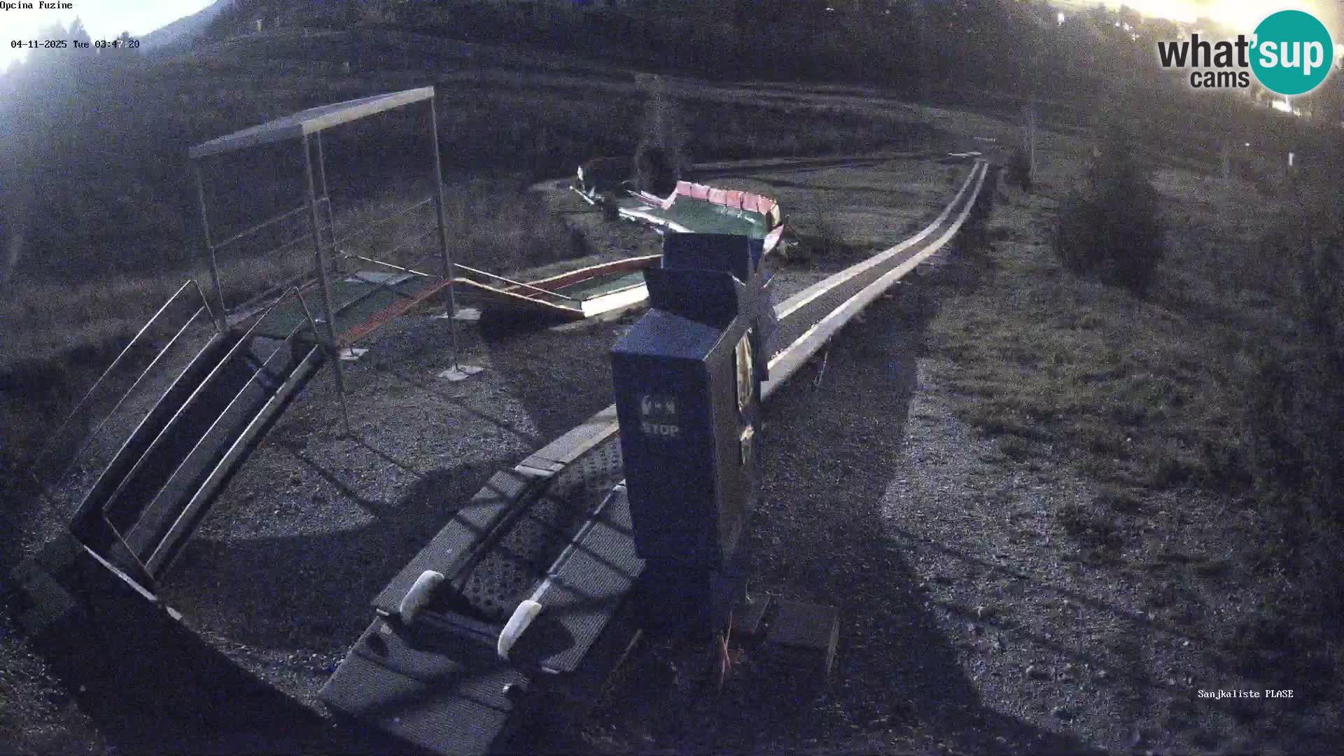 Spletna kamera v živo Sankališče Fužine – Hrvaška