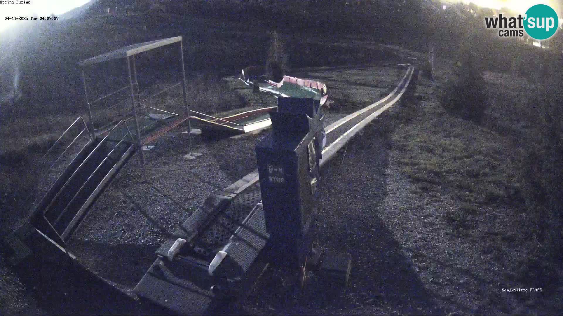 Spletna kamera v živo Sankališče Fužine – Hrvaška