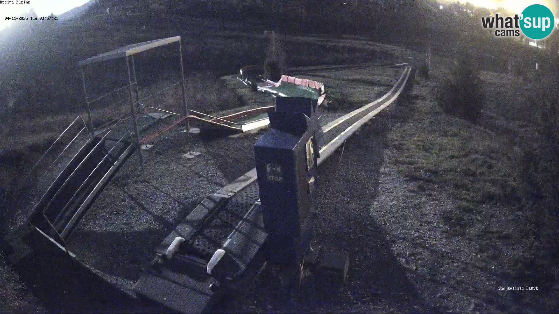 Live webcam Fužine toboggan run – Croatia