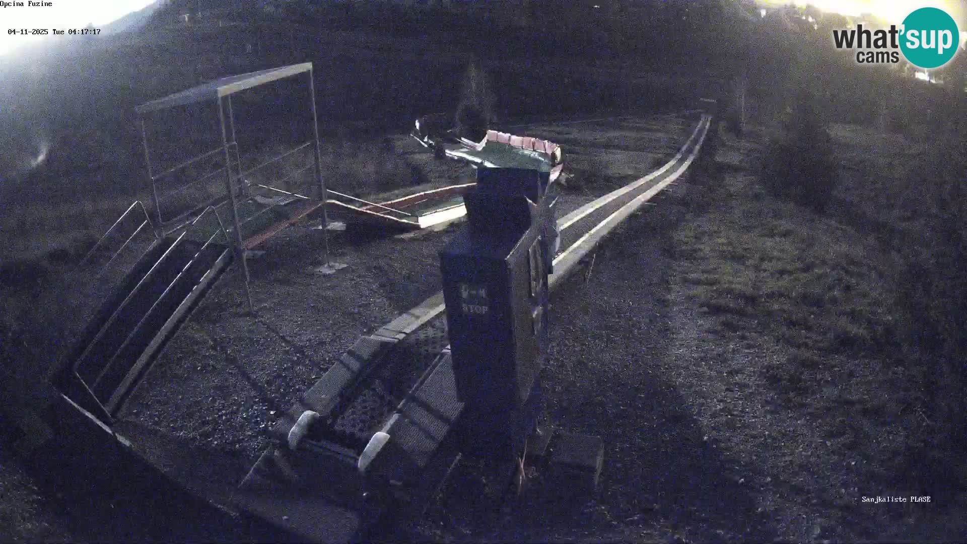 Webcam en direct Piste de luge de Fužine – Croatie