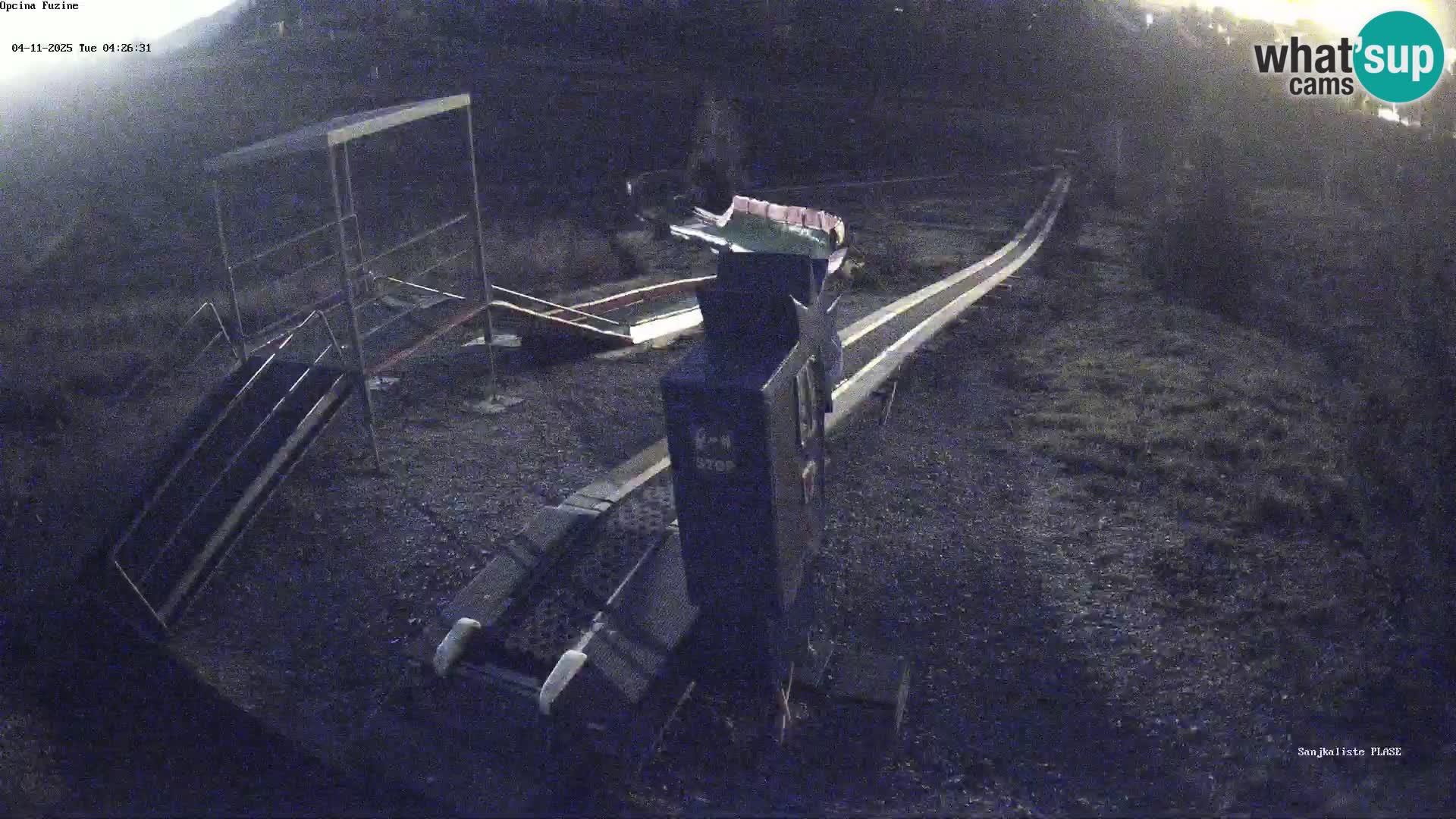 Spletna kamera v živo Sankališče Fužine – Hrvaška