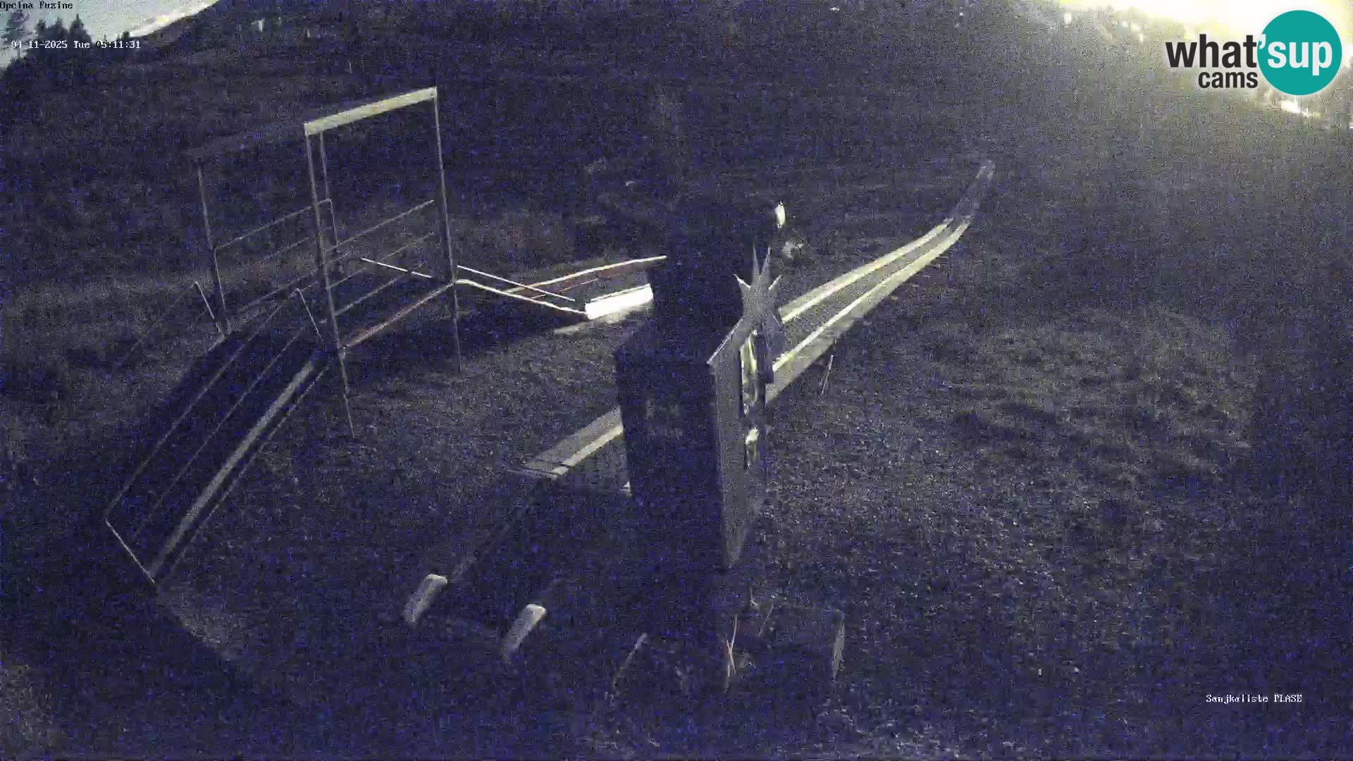 Live webcam Pista da slittino Fužine – Croazia