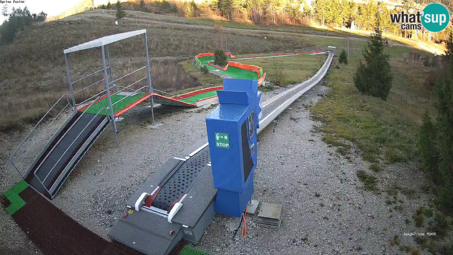 Webcam en direct Piste de luge de Fužine – Croatie