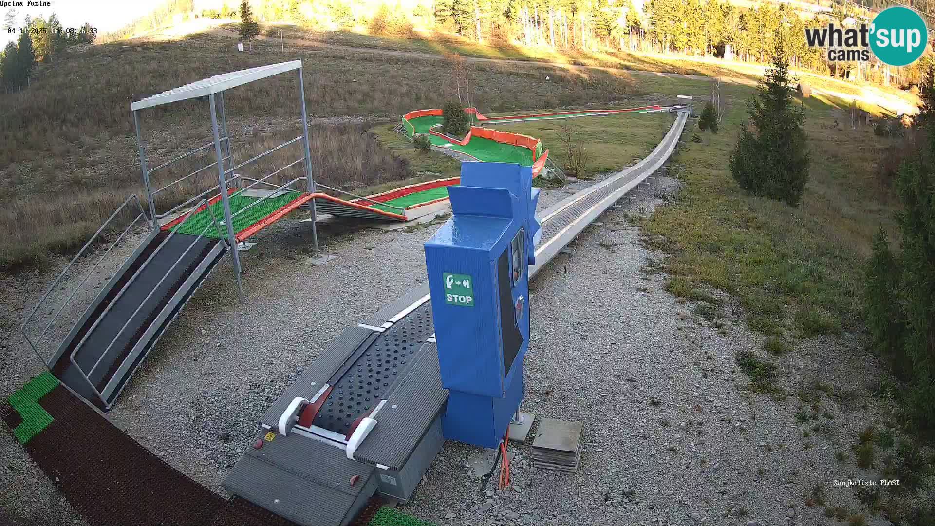 Webcam en vivo Pista de trineo Fužine – Croacia