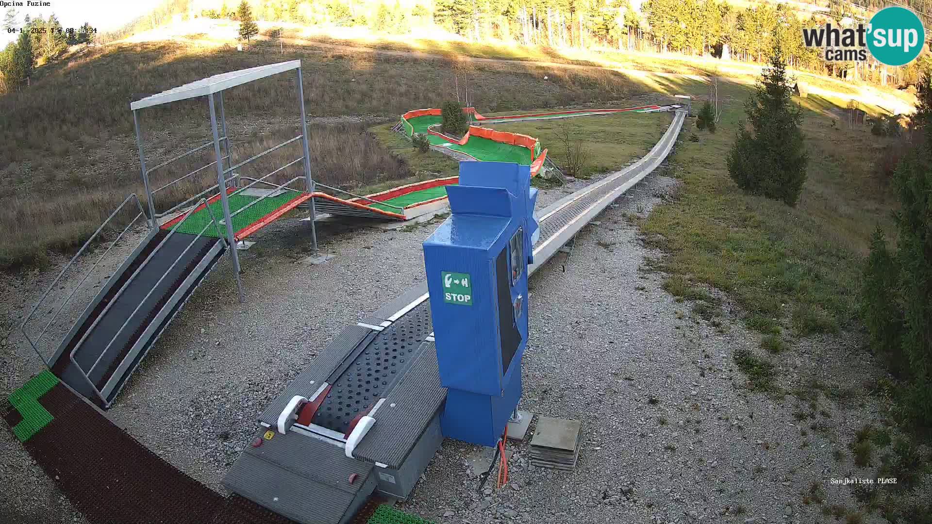 Spletna kamera v živo Sankališče Fužine – Hrvaška