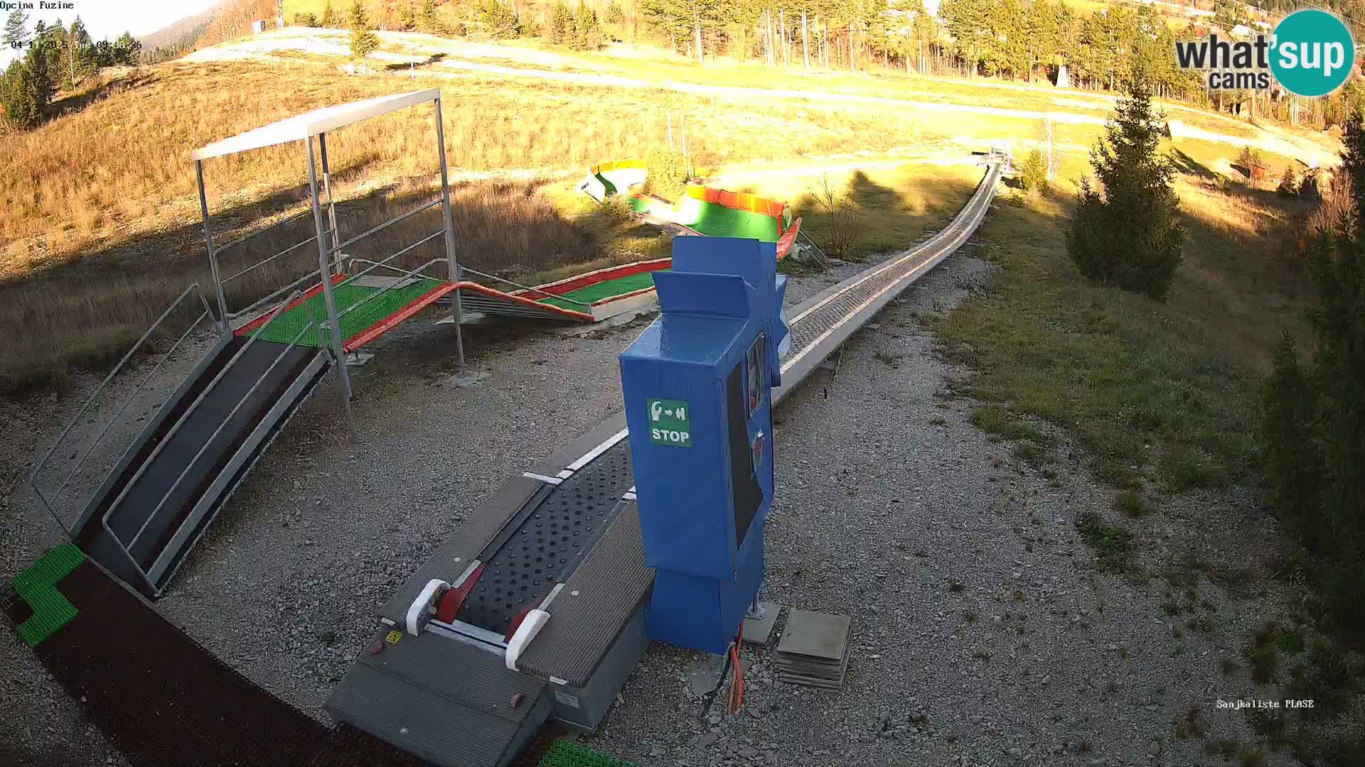 Webcam en direct Piste de luge de Fužine – Croatie