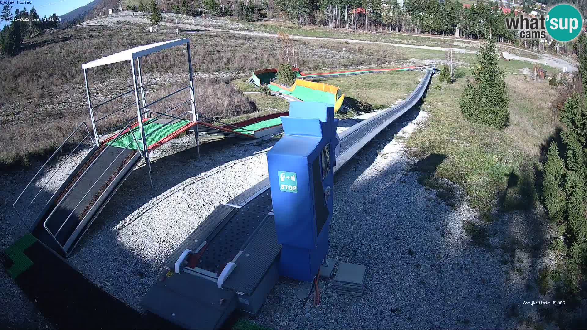 Webcam en direct Piste de luge de Fužine – Croatie